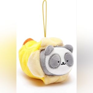 Anirollz 3" Plush Keychain Pandaroll with Banana  Blanket Soft  Stuffed Animal
